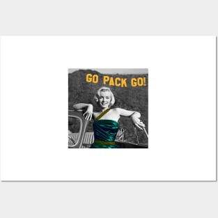 Marilyn at the Go Pack Go! Sign in Hollywood Posters and Art